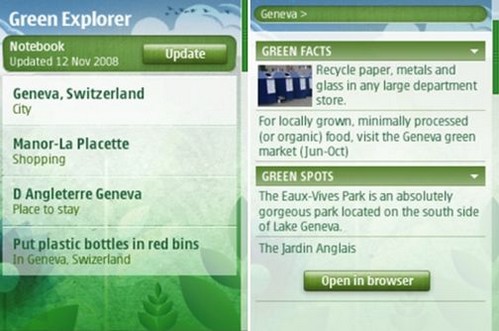 Nokia Green Explorer:    