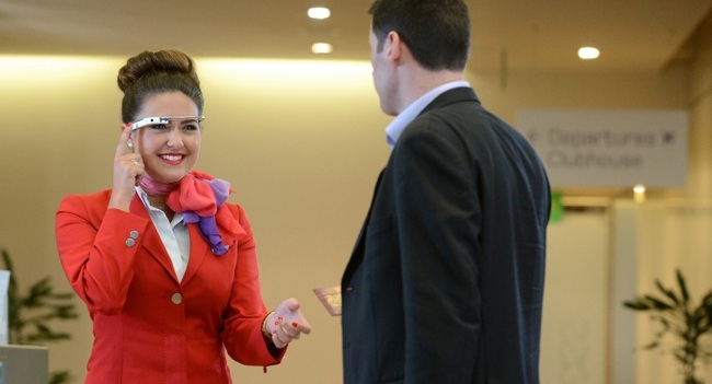 Virgin Atlantic Google Glass