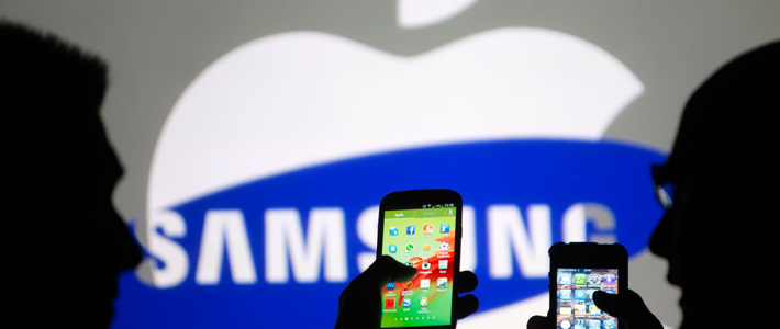 Samsung:  Apple       Android