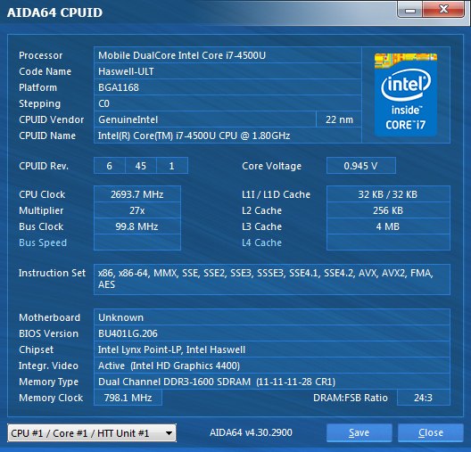 cpuid