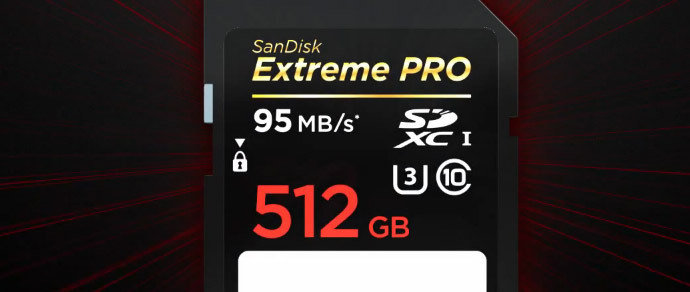 SanDisk выпустила самую емкую в мире карту памяти — 512 ГБ за $800