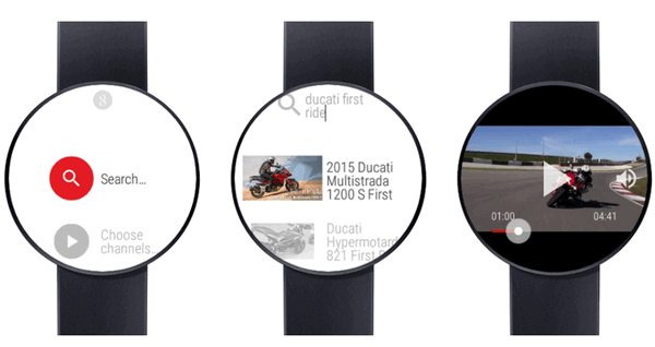 Youtube Android Wear