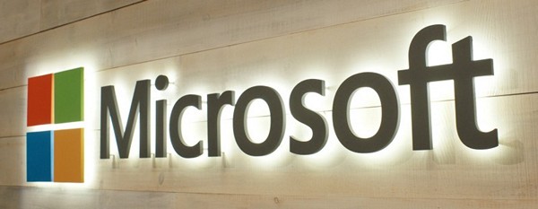 Microsoft Logo sign
