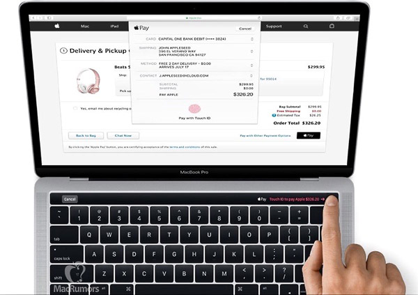 MacBook Pro � OLED-������� � Touch ID