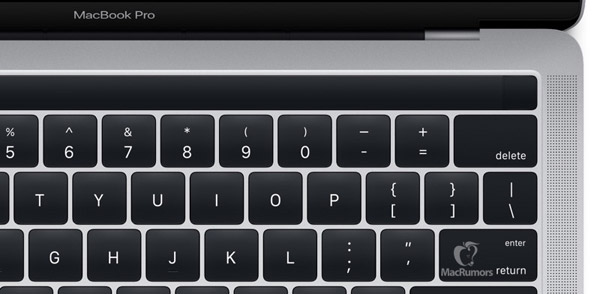 MacBook Pro � OLED-������� � Touch ID