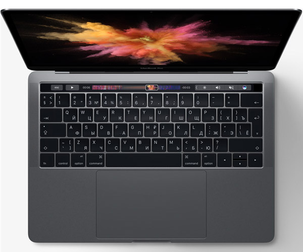 MacBook Pro � OLED-������� Touch Bar � Touch ID