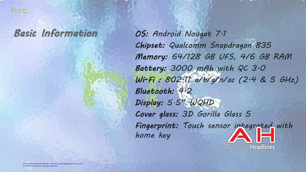����������� �������� HTC U